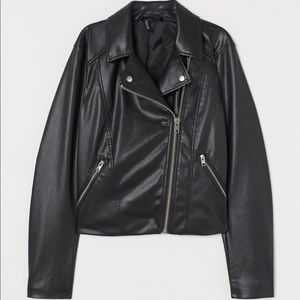 Classic Faux Leather Biker Jacket